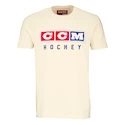 Herren T-Shirt CCM Vintage Fall SS Tee Unbleached S