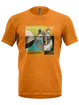 Herren T-Shirt Crazy Idea  Joker Wolf/Mustard