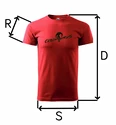 Herren T-Shirt Czech Virus  Basic Red