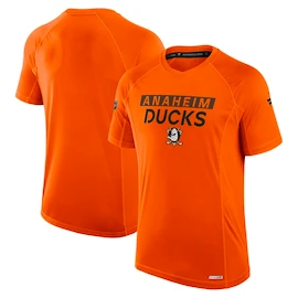Herren T-Shirt Fanatics AP Rink Tech SS Tee Anaheim Ducks