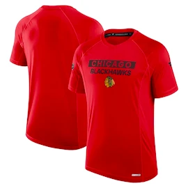 Herren T-Shirt Fanatics AP Rink Tech SS Tee Chicago Blackhawks