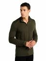 Herren T-Shirt Icebreaker  M 260 Tech LS Half Zip Loden