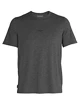 Herren T-Shirt Icebreaker  M Central SS Tee GRITSTONE HTHR