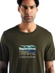 Herren T-Shirt Icebreaker  Tech Lite II SS Tee Trailhead Loden