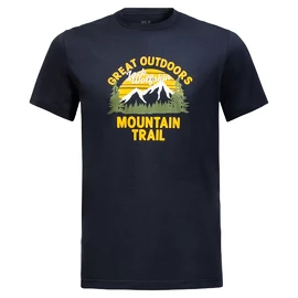 Herren T-Shirt Jack Wolfskin JW Mountain Trail T Night Blue