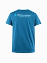 Herren T-Shirt Klättermusen  Association SS Tee Blue Sapphire