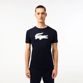 Herren T-Shirt Lacoste Big Logo Core Performance T-Shirt Navy Blue/White