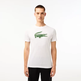 Herren T-Shirt Lacoste Big Logo Core Performance T-Shirt White/Green