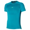 Herren T-Shirt Mizuno  Aero Tee Algiers Blue