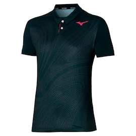 Herren T-Shirt Mizuno Charge Shadow Polo Black