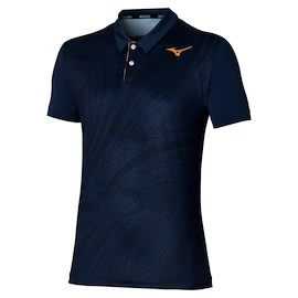 Herren T-Shirt Mizuno Charge Shadow Polo Pageant Blue