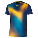 Herren T-Shirt Mizuno  Frontier Shadow Graphic Tee M Bellwether Blue  S
