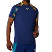 Herren T-Shirt Mizuno  Frontier Shadow Tee M Bellwether Blue  XXL
