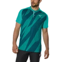 Herren T-Shirt Mizuno  Shadow Polo Turquoise