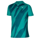 Herren T-Shirt Mizuno  Shadow Polo Turquoise