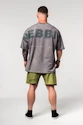 Herren T-Shirt Nebbia  Washed-off Oversized Heavyweight Cotton T-shirt NO SHORTCUTS 369 Light Grey