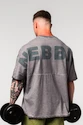 Herren T-Shirt Nebbia  Washed-off Oversized Heavyweight Cotton T-shirt NO SHORTCUTS 369 Light Grey