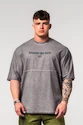 Herren T-Shirt Nebbia  Washed-off Oversized Heavyweight Cotton T-shirt NO SHORTCUTS 369 Light Grey