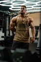 Herren T-Shirt Nebbia  Washed-off Oversized Stringer MAX OUT 359 Light Brown