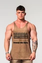 Herren T-Shirt Nebbia  Washed-off Oversized Stringer MAX OUT 359 Light Brown XL