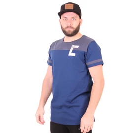 Herren T-Shirt Roster Hockey Beer League Grey/Navy