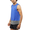 Herren T-Shirt Salomon Cross Run Tank Nautical Blue/Black