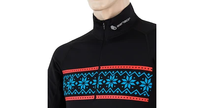 Herren T-Shirt Sensor  Coolmax Thermo FZ LS Black