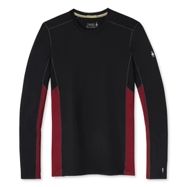 Herren T-Shirt Smartwool Merino Sport 150 Long Sleeve Crew Red/Black