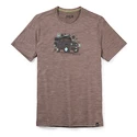 Herren T-Shirt Smartwool  Merino Sport 150 Overland Adventure Flint Heather