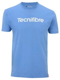 Herren T-Shirt Tecnifibre Club Cotton Tee Azur