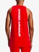 Herren T-Shirt Under Armour  BASELINE COTTON TANK-RED