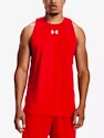 Herren T-Shirt Under Armour  BASELINE COTTON TANK-RED