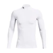 Herren T-Shirt Under Armour  ColdGear Armour Comp Mock White XL