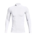 Herren T-Shirt Under Armour  ColdGear Armour Comp Mock White XL
