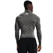 Herren T-Shirt Under Armour  HeatGear Armour Comp Mock LS Gray