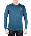 Herren T-Shirt Virtus Joker Melange LS Tee Blue