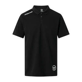 Herren T-Shirt Warrior Street Cotton Polo Black