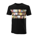 Herren T-Shirt Wilson  Photo Cotton Tee Slim-Fit Black