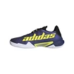 Herren Tennisschuhe adidas  Barricade M Black Blue Met/White/Acid Yellow