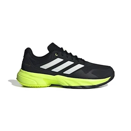 Herren Tennisschuhe adidas Courtjam Control 3 Clay Carbon/Lucid Lemon