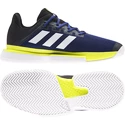 Herren Tennisschuhe adidas  SoleMatch Bounce Victory Blue/White/Acid Yellow