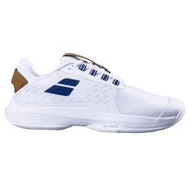 Herren Tennisschuhe Babolat Jet Tere 2 AC Wimbledon Men White/Blue Navy