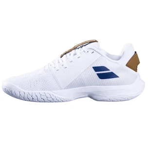 Herren Tennisschuhe Babolat Jet Tere 2 AC Wimbledon Men White/Blue Navy