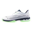 Herren Tennisschuhe Mizuno Wave Exceed Light 2 M White/Vintage Indigo  EUR 44,5