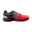 Herren Tennisschuhe Wilson Kaos Devo Bandeja Clay Red/Black