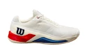 Herren Tennisschuhe Wilson Rush Pro 4.0 Clay Snow White/Wilson Red