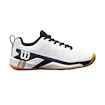 Herren Tennisschuhe Wilson Rush Pro 4.5 Clay White/Navy Roland Garros  EUR 42 2/3