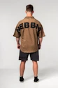 Herrenhemd Nebbia  Washed-off Oversized Shirt 90s THROWBACK Light Brown