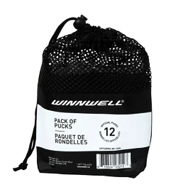 Hockey-Puck WinnWell Black official (6 pcs)