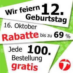 Wir feiern unseren 12. Geburtstag!